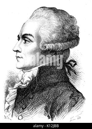 Per AduC 164 Robespierre (M.M.I. de, 1758 1794) Foto Stock