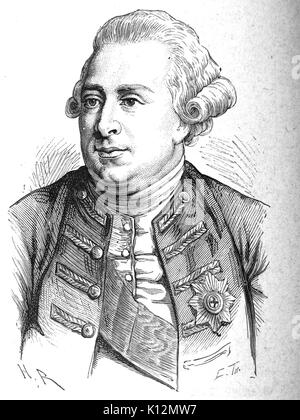 Per AduC 200 Georges III (1738 1820) Foto Stock