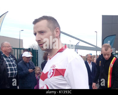 Anciens du RC Lens Anciens du Lille OSC (01 04 2017) 16 Foto Stock