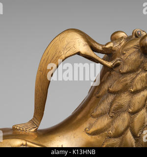 Aquamanile nella forma di un Leone incontrato DP122594 Foto Stock