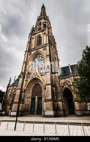 La nuova cattedrale (tedesco: Neuer Dom), noto anche come la Cattedrale dell Immacolata Concezione (tedesco: Mariä-Empfängnis-Dom; Mariendom), Linz Foto Stock