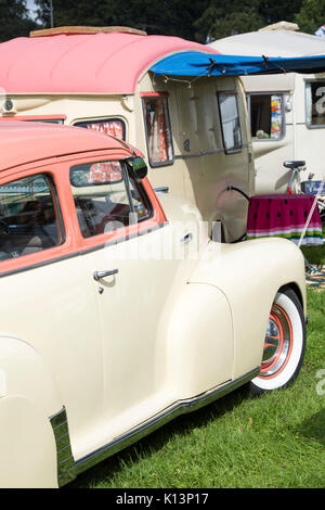 1947 Chevrolet Stylemaster coupe auto presso un vintage retrò festival. Regno Unito Foto Stock