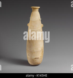 Alabastron di alabastro (vaso di profumo) SODDISFATTE DP138791 Foto Stock