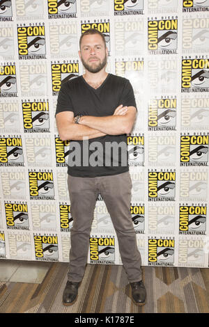 Colony press room al Comic Con 2017 Il 20 luglio a San Diego Convention Center, California con: Ryan Condal dove: San Diego, California, Stati Uniti quando: 20 lug 2017 Credit: Eugene poteri/WENN.com Foto Stock