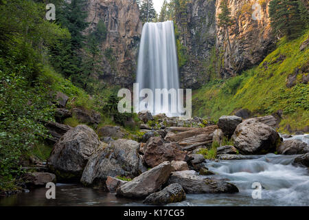 Tumalo cade nella contea di Deschutes Central Oregon Closeup Foto Stock