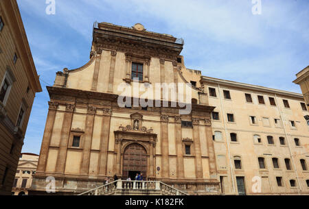 Sicilia, il centro storico di Palermo, la Chiesa di Santa Caterina Foto Stock