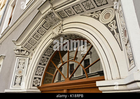 Ingresso di casa, Görlitz, Germania Foto Stock