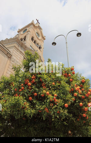 Sicilia, la città di Adrano, Monastero Santa Chiara, Monastero di Piazza S. Chiara Foto Stock