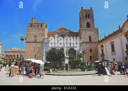 Sicilia, la città di Monreale, Cattedrale di Santa Maria Nuova, Unesco Foto Stock