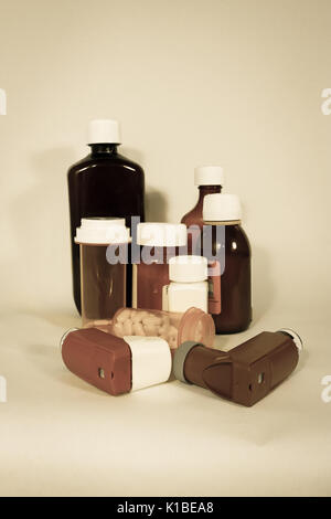 Ancora la vita di vari farmaci da prescrizione Foto Stock