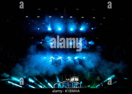 Biddinghuizen, Paesi Bassi 20 agosto 2017 Flume esegue live at Lowlands Festival 2017 © Roberto Finizio/ Alamy Live News Foto Stock