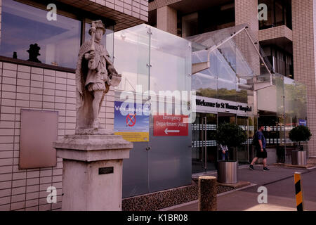 St thomass ospedale a Lambeth Palace road Londra uk agosto 2017 Foto Stock