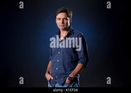 Edinburgh, Regno Unito. Il 27 agosto 2017. Richard barba, il romanziere inglese, che appaiono alla Edinburgh International Book Festival. Gary Doak / Alamy Live News Foto Stock