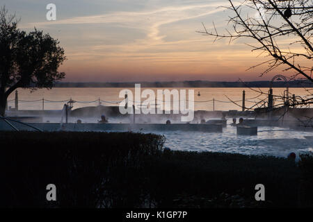 Il bagno termale di Sirmione Lago di Garda, Italia Foto Stock
