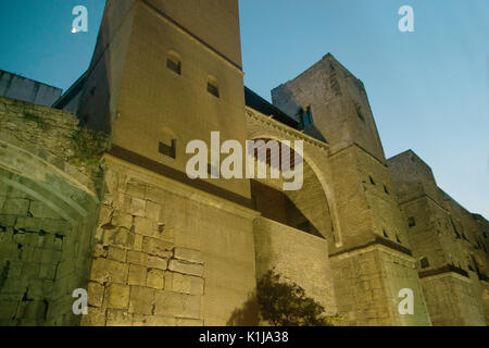 Palau Reial Major (Grand Royal Palace) in Placa del Rei (King Square) quartiere Gotico di Barcellona, Spagna Foto Stock