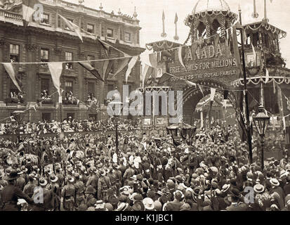 Incoronazione di Edoardo VII, 9 Agosto 1902 Foto Stock