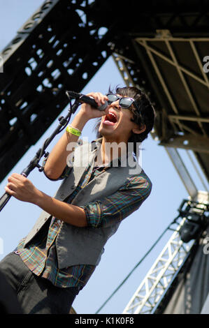 Chad elliott funerali partito esecuzione 2007 quartiere music festival la Coliseum di Los Angeles,ca Foto Stock