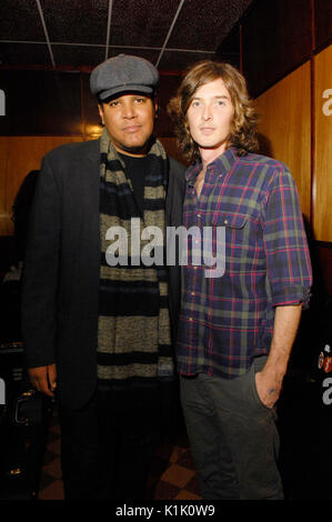 Ritratto di backstage rockdrive 2009 hotel cafe dicembre 5,2009 di Los Angeles, California. Foto Stock