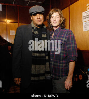 Ritratto di backstage rockdrive 2009 hotel cafe dicembre 5,2009 di Los Angeles, California. Foto Stock