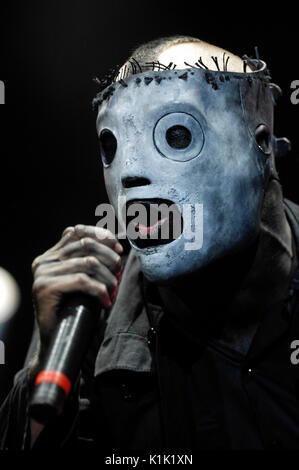 Corey Taylor Slipknot esegue lo Smokeout di Cypress Hill, l'anfiteatro di San Manuel, ottobre 24,2009, San Bernardino. Foto Stock