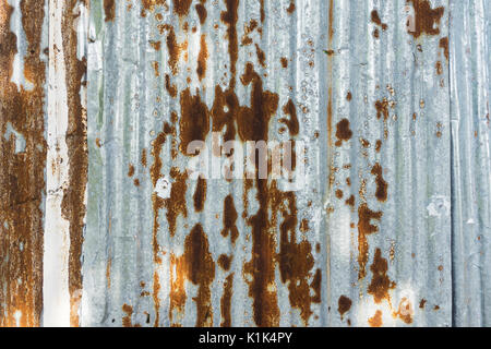 Abstract grunge metallo arrugginito texture Foto Stock