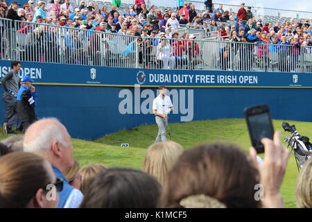 Jamie Dornan all'Irish Open 2017 Foto Stock