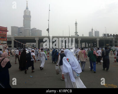 La Mecca, Mecca, Arabia Saudita. 24 Ago, 2017. Pellegrini Musulmani 