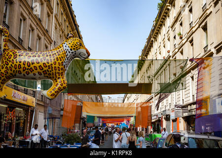 Parigi, Francia. 27 Agosto, 2017. Hindu di Parigi Francia celebrare Ganesh Chturthi festival indù. Credito: Guillaume Louyot/Alamy Live News Foto Stock