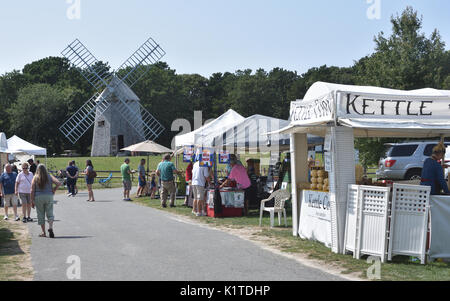 Un Arts & Crafts Fair al Drummer Boy park - Brewster, ma (cape cod) Foto Stock