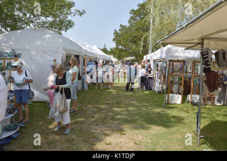 Un Arts & Crafts Fair al Drummer Boy park - brewster - Massachusetts il cape cod Foto Stock