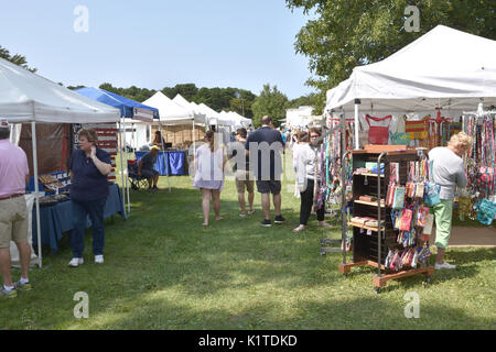 Un Arts & Crafts Fair al Drummer Boy park - brewster - Massachusetts il cape cod Foto Stock