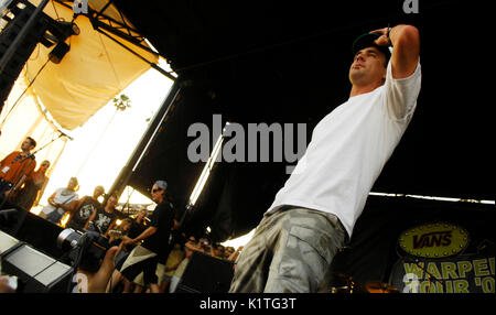 Pennywise effettua il Warped Tour 2008 di Pomona, California. Foto Stock