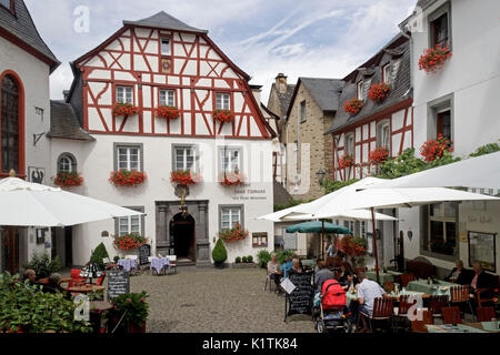 Fachwerkhäuser, Beilstein, Mosel, Renania-Palatinato, Deutschland | case di telaio, Beilstein, Moselle, Renania-Palatinato, Germania Foto Stock