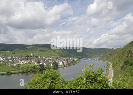 Ellenz-Poltersdorf, Moselle, Renania-Palatinato, Germania Foto Stock