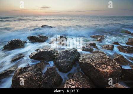 Bellissimo paesaggio marino. Composizione della natura. Foto Stock