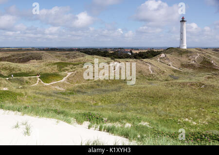 Faro Norre Lyngvig Foto Stock