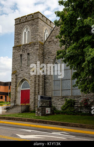 Luray Regno Chiesa Metodista, 1 West Main Street, Luray, Virginia Foto Stock