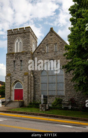 Luray Regno Chiesa Metodista, 1 West Main Street, Luray, Virginia Foto Stock