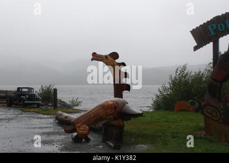 Totem bight State Historical Park Foto Stock