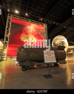 Contrassegnare 41 bomba termonucleare esposte presso il Museo Nazionale della United States Air Force, Wright-Patterson Air Force Base, Dayton, Ohio Foto Stock