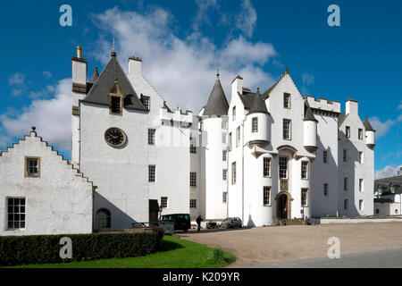 Blair Castle, Blair Atholl, Perth and Kinross, Scotland, Regno Unito Foto Stock