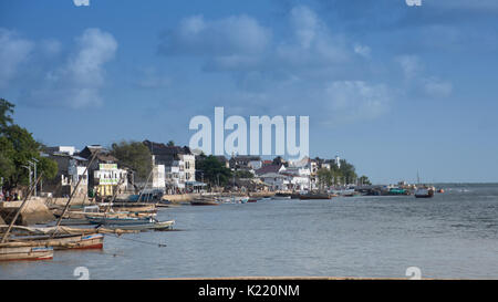 Lamu Fronte Mare Foto Stock