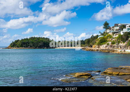 Manly lungomare che conduce alla spiaggia di Shelly, spiagge settentrionali, Sydney, Nuovo Galles del Sud, Australia. Foto Stock