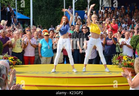 Ruggine, Germania, 27 Agosto, 2017, Das Erste ARD TV Show 'Immer wieder Sonntags' dotate di credito Rotblond: mediensegel/Alamy Live News Foto Stock