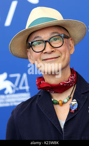 Venezia, Italia. Il 30 agosto, 2017. Venezia, Italia. 30 Ago, 2017. Il direttore Yonfan, membro di giuria alla 74a Venice International Film Festival Photo credit: Ottavia Da Re/Sintesi/Alamy Live News Foto Stock