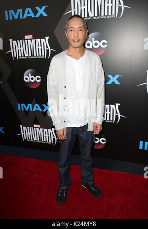 Universal City, CA. 28 Agosto, 2017. Ken Leung, a Premiere di ABC e meraviglia che 'Inhumans' alla Universal City Walk In California il 28 agosto 2017. Credito: Fs/media/punzone Alamy Live News Foto Stock