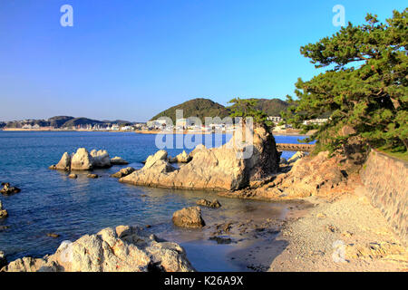 Morito Beach a Hayama città Kanagawa Giappone Foto Stock