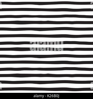 Bianco e nero a strisce seamless pattern . Backround vettore . Vi Illustrazione Vettoriale