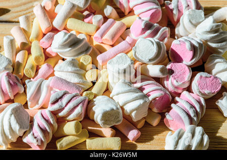 Multicolore sfondo marshmallow Foto Stock
