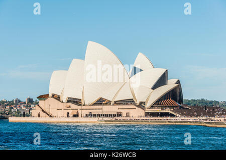 Opera di Sydney Opera House, Bennelong Point, Sydney, Nuovo Galles del Sud, Australia Foto Stock